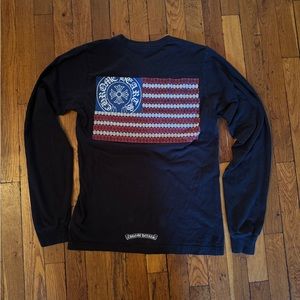 Chrome Hearts USA Flag Long Sleeve